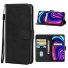 Leather Phone Case For OPPO Realme C25Y(Black) - 1