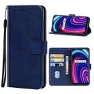 Leather Phone Case For OPPO Realme C25Y(Blue) - 1
