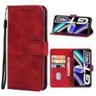 Leather Phone Case For OPPO Realme GT Neo(Red) - 1