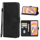 Leather Phone Case For OPPO Realme V15(Black) - 1