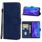 Leather Phone Case For OPPO Realme X2(Blue) - 1