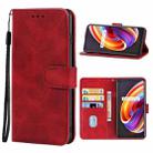 Leather Phone Case For OPPO Realme X7 Pro(Red) - 1
