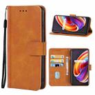 Leather Phone Case For OPPO Realme X7 Pro(Brown) - 1