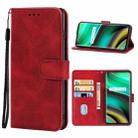 Leather Phone Case For OPPO Realme X7 Pro Ultra(Red) - 1