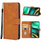 Leather Phone Case For OPPO Realme X7 Pro Ultra(Brown) - 1