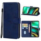 Leather Phone Case For OPPO Realme X7 Pro Ultra(Blue) - 1