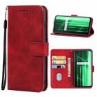 Leather Phone Case For OPPO Realme X50 5G(Red) - 1