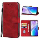 Leather Phone Case For OPPO Realme XT(Red) - 1