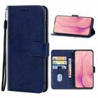Leather Phone Case For OPPO Reno 10x zoom(Blue) - 1