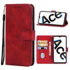 Leather Phone Case For OPPO Reno Ace(Red) - 1