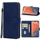 Leather Phone Case For OPPO Reno Z(Blue) - 1