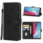Leather Phone Case For OPPO Reno3 5G(Black) - 1