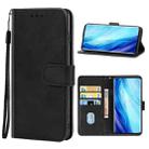 Leather Phone Case For OPPO Reno4 Pro(Black) - 1