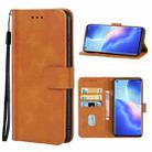 Leather Phone Case For OPPO Reno5 Pro+(Brown) - 1