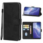 Leather Phone Case For OPPO Reno5 Z(Black) - 1