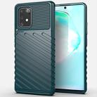 For Galaxy A91 Thunderbolt Shockproof TPU Soft Case(Green) - 1