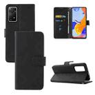 For Xiaomi Redmi Note 11 Pro 5G Foreign Version / Note 11 Pro+ 5G Skin Feel Magnetic Buckle Leather Phone Case(Black) - 1