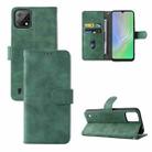 For Blackview A55 Skin Feel Magnetic Buckle Leather Phone Case(Green) - 1