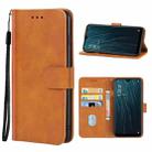 Leather Phone Case For OPPO A5s / AX5s(Brown) - 1