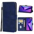 Leather Phone Case For OPPO A12(Blue) - 1