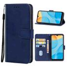 Leather Phone Case For OPPO A15(Blue) - 1
