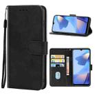 Leather Phone Case For OPPO A16s(Black) - 1