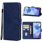 Leather Phone Case For OPPO A16s(Blue) - 1