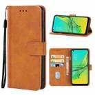 Leather Phone Case For OPPO A33 2020(Brown) - 1