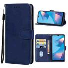 Leather Phone Case For OPPO A54(Blue) - 1