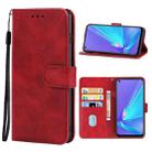 Leather Phone Case For OPPO A72(Red) - 1