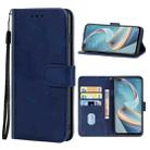 Leather Phone Case For OPPO A92s(Blue) - 1