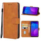 Leather Phone Case For OPPO F11(Brown) - 1