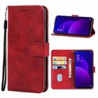 Leather Phone Case For OPPO F11 Pro(Red) - 1