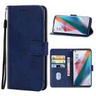 Leather Phone Case For OPPO Find X3(Blue) - 1