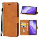 Leather Phone Case For OPPO Find X3 Lite(Brown) - 1