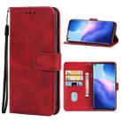 Leather Phone Case For OPPO Find X3 Neo(Red) - 1