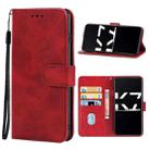 Leather Phone Case For OPPO K7 5G(Red) - 1