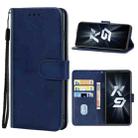 Leather Phone Case For OPPO K9(Blue) - 1