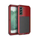 For Samsung Galaxy S22+ 5G Shockproof Life Waterproof Silicone + Zinc Alloy Phone Case(Red) - 1