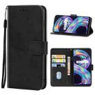 Leather Phone Case For OPPO Realme 8(Black) - 1