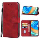 Leather Phone Case For Xiaomi Redmi Note 9 Pro / Note 9S / Note 9 Pro Max / Poco M2 Pro(Red) - 1