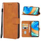 Leather Phone Case For Xiaomi Redmi Note 9 Pro / Note 9S / Note 9 Pro Max / Poco M2 Pro(Brown) - 1