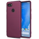 For Google Pixel 3 X-level Guardian Series Ultra-thin All-inclusive Shockproof TPU Case(Wine Red) - 1