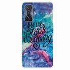 For Xiaomi Redmi K50 Gaming Painted Transparent Shockproof TPU Phone Case(Chasing Dreams) - 1