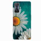 For Xiaomi Redmi K50 Gaming Painted Transparent Shockproof TPU Phone Case(Chrysanthemum) - 1