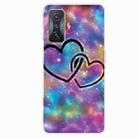 For Xiaomi Redmi K50 Gaming Painted Transparent Shockproof TPU Phone Case(Starry Love) - 1