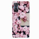 For Xiaomi Redmi K50 Gaming Painted Transparent Shockproof TPU Phone Case(Envelope Rose) - 1