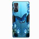 For Xiaomi Redmi K50 Gaming Painted Transparent Shockproof TPU Phone Case(Dream Butterfly) - 1