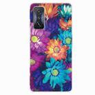 For Xiaomi Redmi K50 Gaming Shockproof Painted Transparent TPU Phone Case(Color Chrysanthemum) - 1