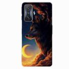 For Xiaomi Redmi K50 Gaming Shockproof Painted Transparent TPU Phone Case(Sky Wolf) - 1